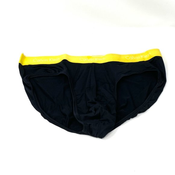 Calvin Klein 3-PACK Mens Black Hip Brief Waistband NP21620-905 - Picture 3 of 9